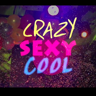Logo of Crazy Sexy Cool in the video reportage