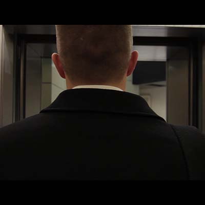 Screenshot of the actor from the short fiction film Dual Identity
