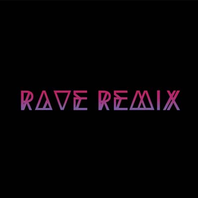 Logo from the interactive installation Rave Remix